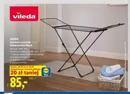 Lidl Suszarka na pranie Vileda Universal One Black oferta