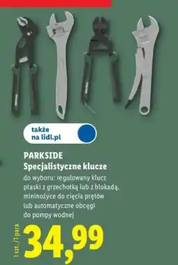 Lidl Klucz płaski regulowany z grzechotką Parkside oferta