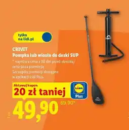 Lidl Pompka do deski SUP Crivit oferta