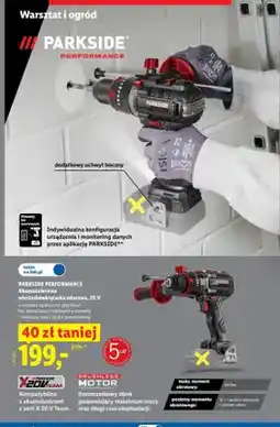 Lidl Akumulatorowa wiertarkowkrętarka udarowa Parkside Performance oferta