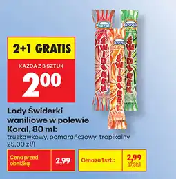 Biedronka Lody Koral oferta