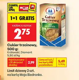 Biedronka Cukier trzcinowy Biedronka oferta