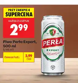 Biedronka Piwo Perła oferta