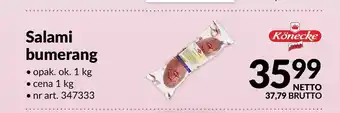 Makro Salami bumerang Könecke oferta