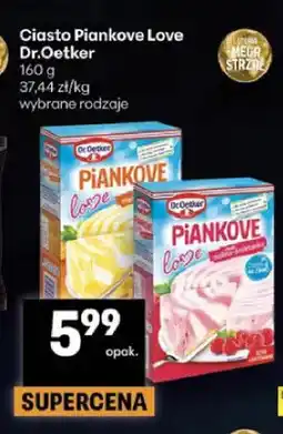 Delikatesy Centrum Ciasto Piankowe Love malina-śmietanka Dr. Oetker oferta