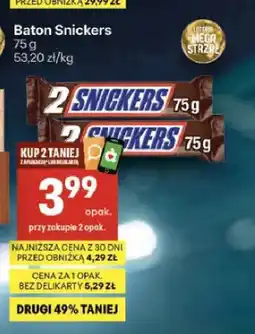 Delikatesy Centrum Baton Snickers oferta