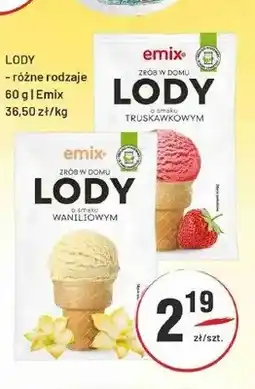 Sedal Lody w proszku Emix o smaku truskawkowym oferta