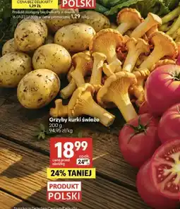 Delikatesy Centrum Grzyby kurki świeże polskie oferta