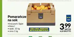 Makro Pomarańcze na sok Metro Chef oferta