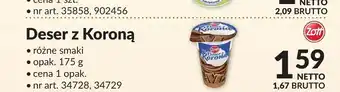 Makro Deser z Koroną Zott oferta