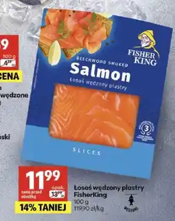 Delikatesy Centrum Łosoś wędzony plastry FisherKing oferta