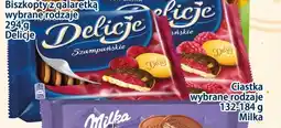 Kupiec Biszkopty z galaretką Delicje Szampańskie malinowe oferta