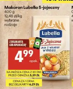 Delikatesy Centrum Makaron Lubella 5-jajeczny Krajanka oferta