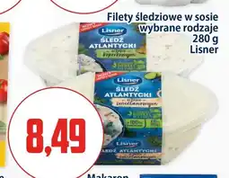Kupiec Filety śledziowe Lisner w sosie śmietankowym oferta