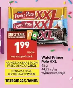Delikatesy Centrum Wafel Prince Polo XXL Classic oferta