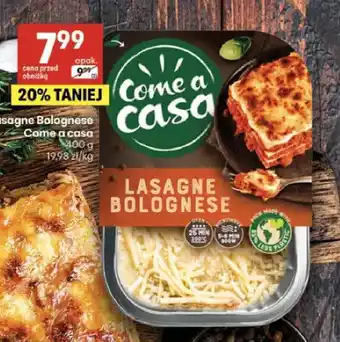 Delikatesy Centrum Lasagne Bolognese Come a casa oferta