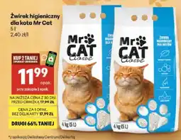 Delikatesy Centrum Żwirek higieniczny dla kota Mr Cat Classic oferta