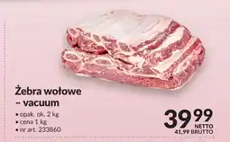 Makro Żebra wołowe vacuum oferta