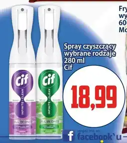 Kupiec Spray czyszczący Cif Infinite Clean Lime & Lemongrass oferta
