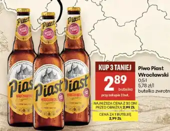 Delikatesy Centrum Piwo Piast Wrocławski oferta