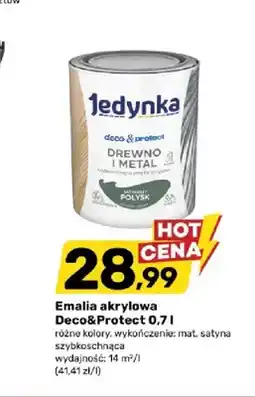 Bricomarche Emalia akrylowa Deco&Protect Jedynka oferta