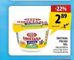 Arhelan Śmietana Polska 18% Mlekovita oferta