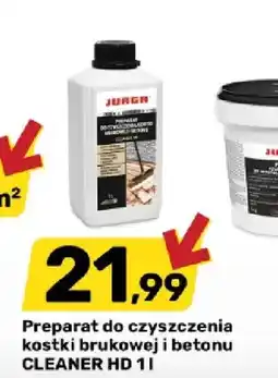 Bricomarche Preparat do czyszczenia kostki brukowej i betonu Cleaner HD Jurga oferta