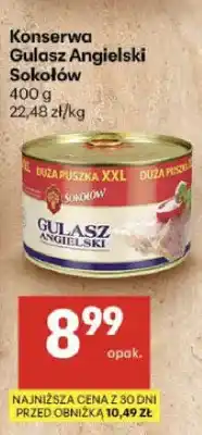 Delikatesy Centrum Konserwa Gulasz Angielski Sokołów oferta