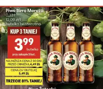 Delikatesy Centrum Piwo Birra Moretti oferta