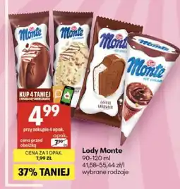 Delikatesy Centrum Lody na patyku Zott Monte oferta