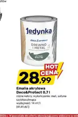 Bricomarche Emalia akrylowa Jedynka Deco & Protect oferta