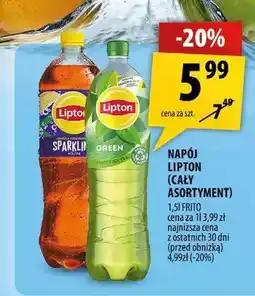 Arhelan Napój niegazowany Lipton Ice Tea Green oferta