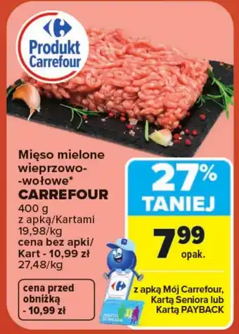Carrefour Mięso mielone Carrefour oferta