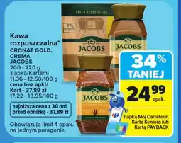 Carrefour Kawa rozpuszczalna Jacobs oferta