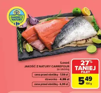 Carrefour Łosoś Jakość z natury oferta