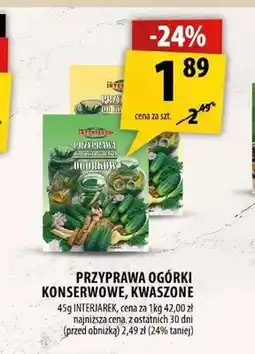 Arhelan Przyprawa do ogórków konserwowych Interjarek oferta