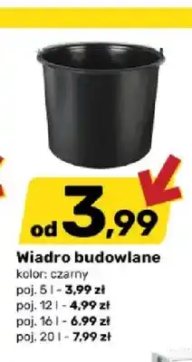 Bricomarche Wiadro budowlane czarne oferta