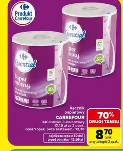 Carrefour Ręcznik papierowy Carrefour oferta
