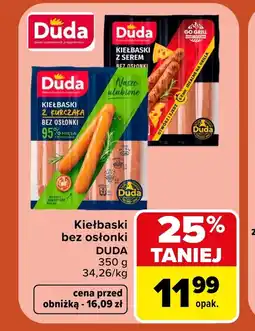 Carrefour Kiełbaski Duda oferta