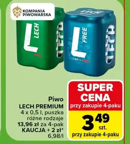 Carrefour Piwo Lech oferta