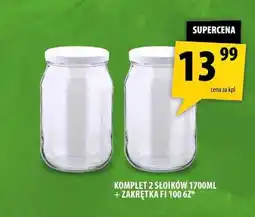 Arhelan Komplet 2 słoików Galicja 1700 ml z zakrętkami fi 100 oferta