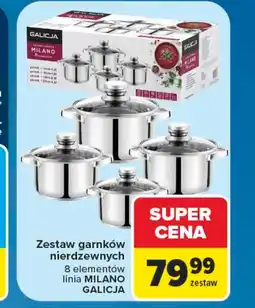 Carrefour Zestaw garnków Galicja oferta
