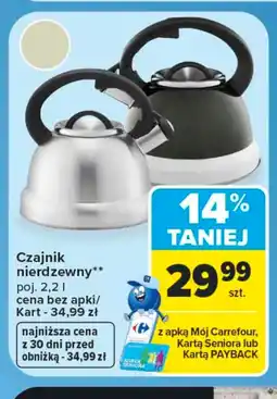Carrefour Czajnik Carrefour oferta