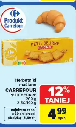Carrefour Market Herbatniki Petit Beurre oferta