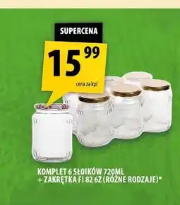 Arhelan Komplet 6 słoików Galicja 720 ml z zakrętkami fi 82 oferta