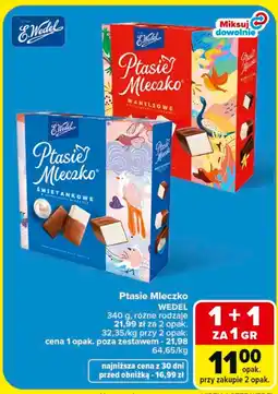 Carrefour Ptasie Mleczko E. Wedel oferta