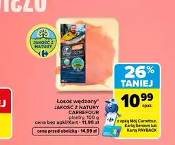 Carrefour Łosoś wędzony Jakość z natury oferta