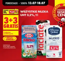 Biedronka Mleko UHT oferta