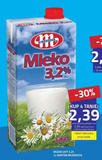 Hildebrandt Mleko UHT 3,2% MLEKOVITA oferta