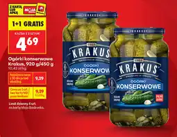 Biedronka Ogórki konserwowe Krakus oferta